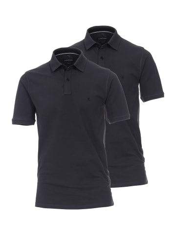 Casa moda Poloshirt Basic in Dunkelgrau