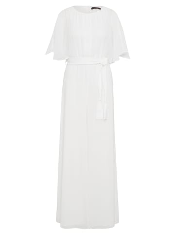 Vera Mont Jumpsuit mit Bindegürtel in Rohweiß