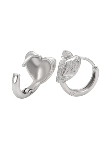 faina Women Huggie Earrings in Silver