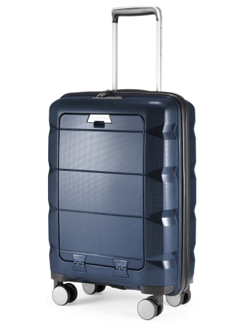 Hauptstadtkoffer Britz - Handgepäck mit Laptopfach, TSA, 4 Rollen in Dunkelblau