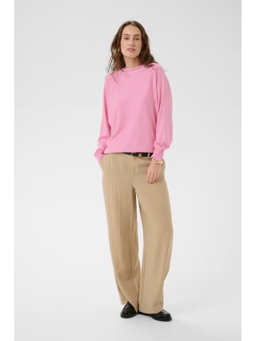 CULTURE Strickpullover CUannemarie Oversize fit in Begonia Pink Melange