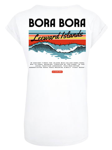 F4NT4STIC T-Shirt PLUS SIZE Bora Bora Leewards Island in weiß