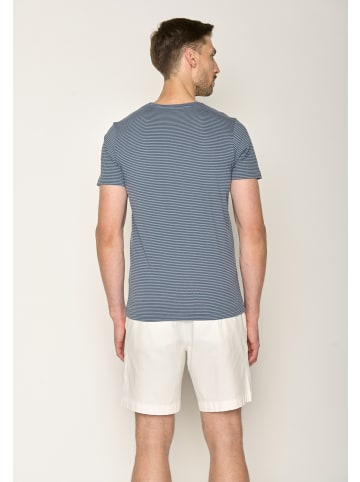 GreenBomb T-Shirt Basic in Blaue Streifen