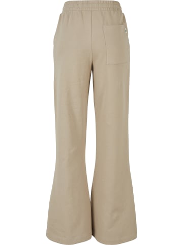 Urban Classics Urban Classics Damen Ladies Organic Ultra Wide Sweat Pants in wetsand
