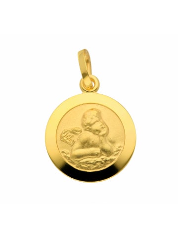 Adeliás Damen 333 Gold Anhänger Amor Ø 12 mm in gold