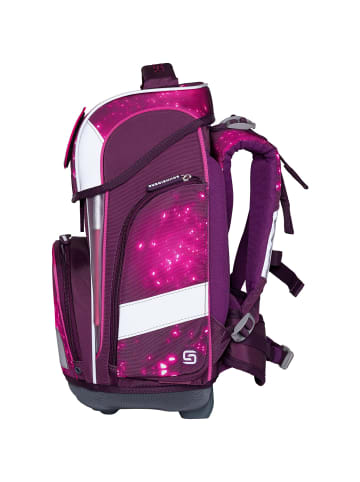 SCHNEIDERS Ergolite Schulranzen-Set 8-teilig in berry cosmos