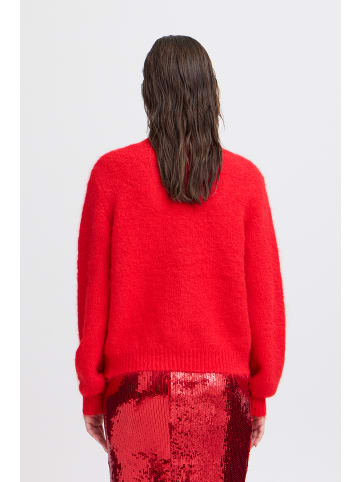 b. young BYMILLER SHORT JUMPER - KNIT Regular fit in Haute Red Melange