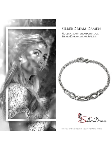 SilberDream 925 Sterling Silber Damen SilberDream Armbänder Ovale ca. 19cm
