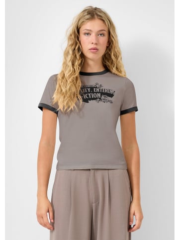 QS T-Shirt in 96D0_braun