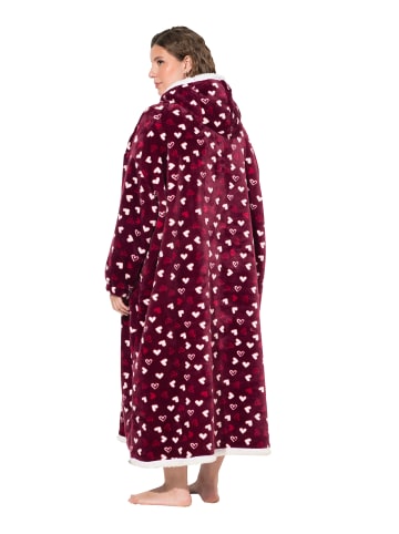 Ulla Popken Bademantel in weinrot