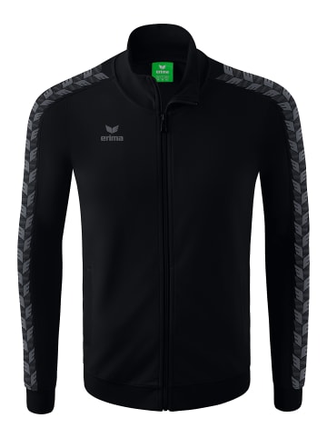 erima Kinder Essential Team Tracktop Jacke in schwarz/slate grey