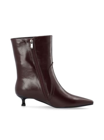 Bianco Stiefeletten mit Reißverschluss in Burgundy