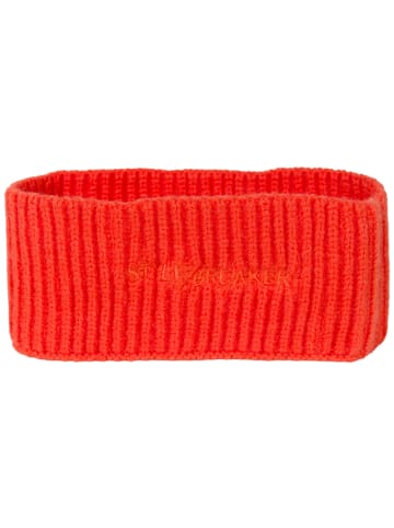 styleBREAKER Strick Stirnband mit Logo in Orange