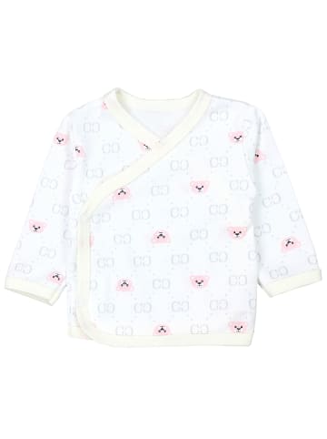 TupTam Baby Mädchen Langarm Wickelshirt 5er Set in rosa/blau