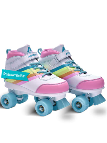 Apollo Größenverstellbare Rollschuhe Kinder " Soft Boots " in Rainbow Star