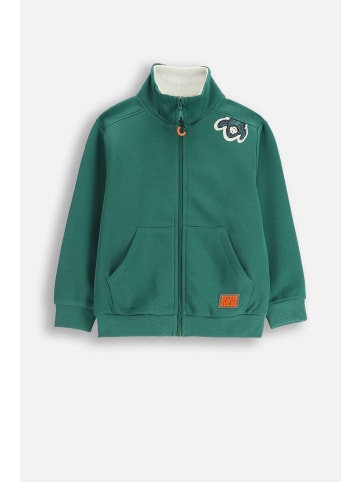 Coccodrillo Reißverschluss-Sweatshirt in grün