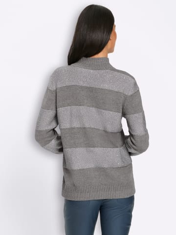 Heine Pullover in steingrau-meliert