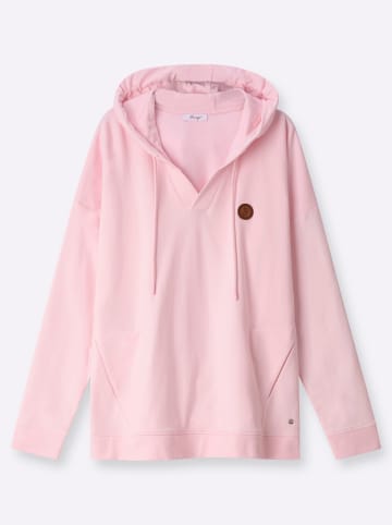 sheego Sweatshirt in hellrosé