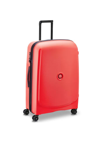 Delsey Belmont Plus 4-Rollen Trolley 76 cm in blasses rot