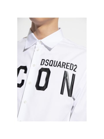Dsquared Weiß Herren Hemd