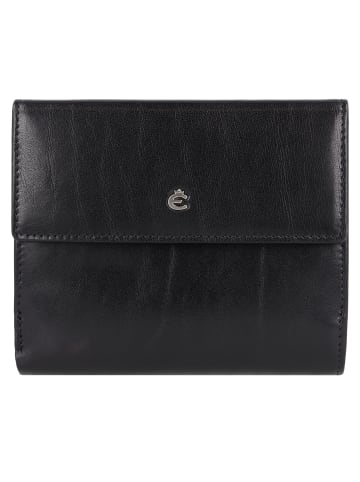 Esquire Toscana Geldbörse RFID Schutz Leder 12 cm schwarz
