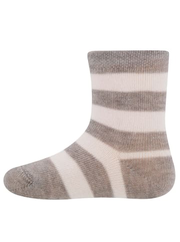 ewers 2er-Set Socken 3er Pack Dino/Ringel in latte-schattenspiel-dunkel bei