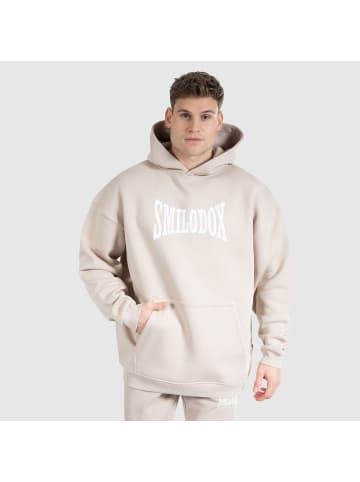 SMILODOX Hoodie Classic Pro in Hellbraun