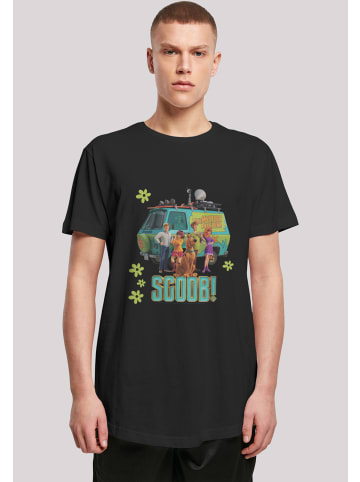 F4NT4STIC Long Cut T-Shirt Long Cut T-Shirt 'Scooby Doo Mystery Inc Group' in schwarz