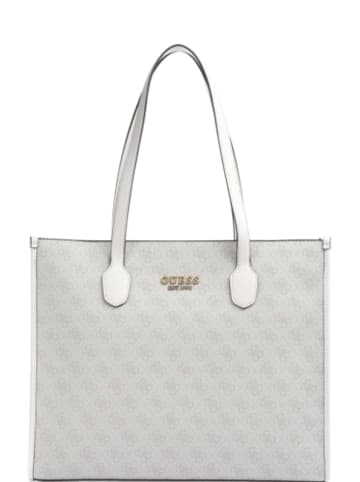 Guess Handtasche Silvana Girlfriend in Dove logo