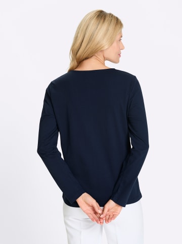 Sieh an! Langarmshirt in marine