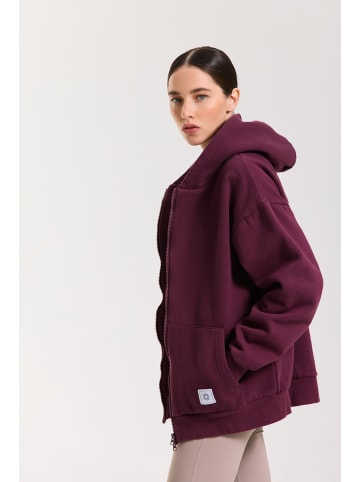 Onamaste Kapuzensweatshirt Flow in Bordeaux