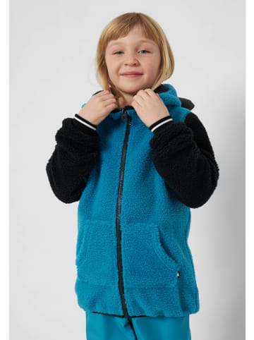 WeeDo Fleecejacke Monster in blau_schwarz