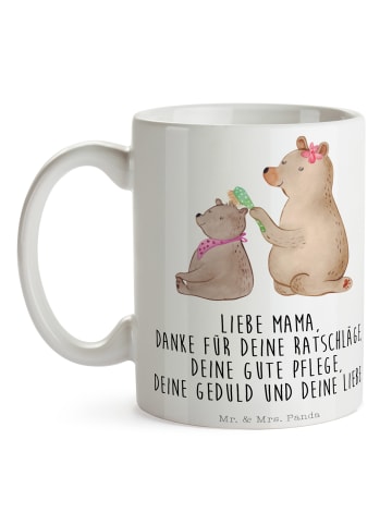 Mr. & Mrs. Panda Trinkbecher Bär Kind mit Spruch in Weiß