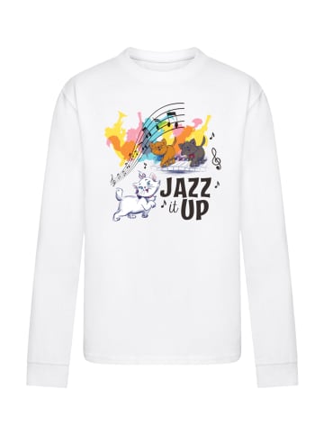 F4NT4STIC Longsleeve Shirt Disney Aristocats Jazz it Up in weiß