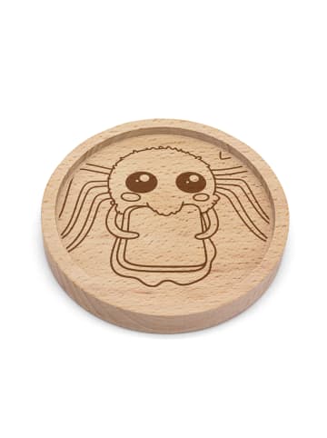 Mr. & Mrs. Panda Holz Untersetzer Spinne Agathe Sandwich ohne Sp... in Transparent