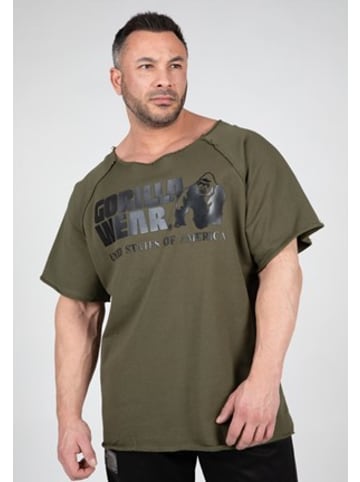 Gorilla Wear T-shirt - Classic Workout Top - Dunkelgrün