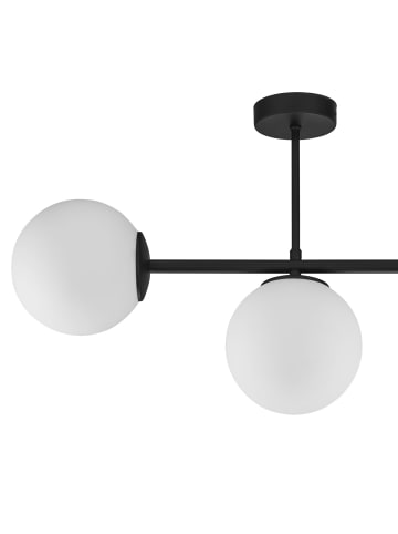 Licht-Erlebnisse Deckenlampe (B)16 x (L)67 x (H)37 cm in Schwarz Weiß