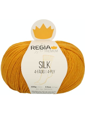 Regia Handstrickgarne Premium Silk, 100g in Gold