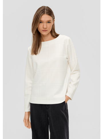 S. Oliver Sweatshirt langarm in Beige