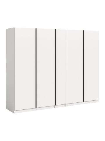 ebuy24 Kleiderschrank Oakland Weiß 230 x 53 cm