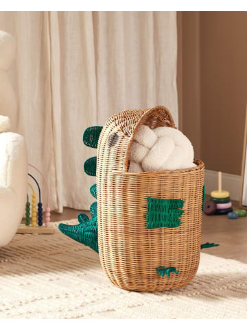 Beliani Korb CRADOCK in /Beige/Grün - (W) 48 x (H) 51 x (L) 48 cm