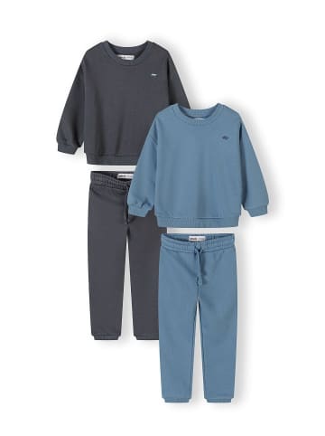 Minoti 2-tlg Jogginganzug NOSFLEECE202 in Blau