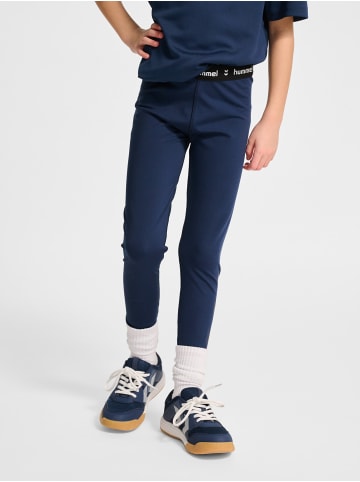 Hummel Leggings Hmljr Pulse Multisport Mädchen in DRESS BLUES
