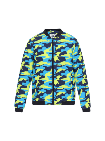 MO Men Jacket in blue multicolor