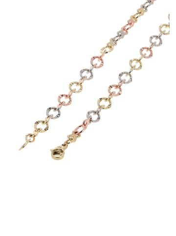 gaya Women Necklace in Gold Rose Silver