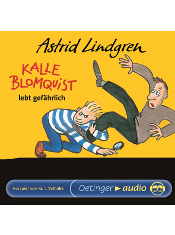 Oetinger Media Kalle Blomquist 2. Kalle Blomquist lebt gefährlich, 1 Audio-CD