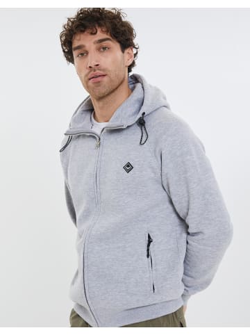 Threadbare Sweat-Jacke in Grey Marl