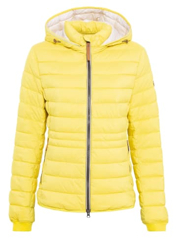 Camel Active Steppjacke aus recyceltem Polyester in Gelb