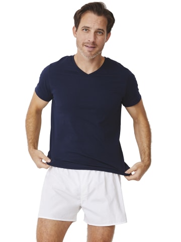 Jockey Shirt American Classic V-Neck in Dunkelblau