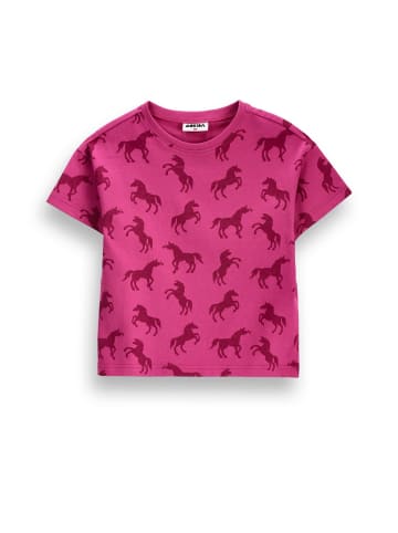 MOKIDA T-shirt mit kurzen Ärmeln in violett